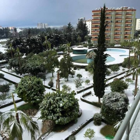 30 Yıl Sonra Mersin'e Kar Yağdı
