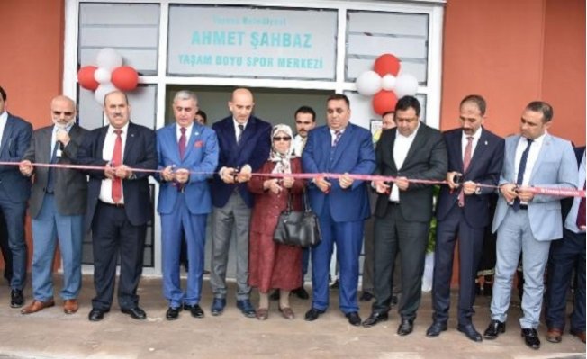 Tarsus'ta Ahmet Şahbaz Yaşam Boyu Spor Merkezi açıldı