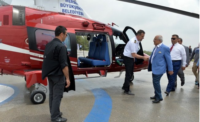 Mersin Büyükşehir Belediyesi Helikopter Aldı
