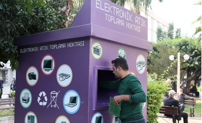 Mersin'de Elektronik Atıklar Geri Dönüşme Kazandırılıyor