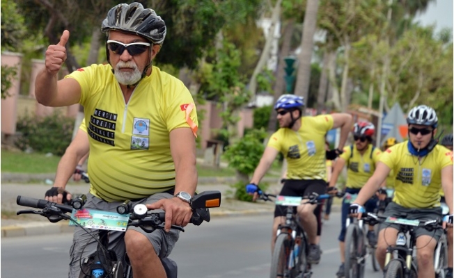 Bisikletliler Mersin'de 135 Kilometre Pedal Çevirecek