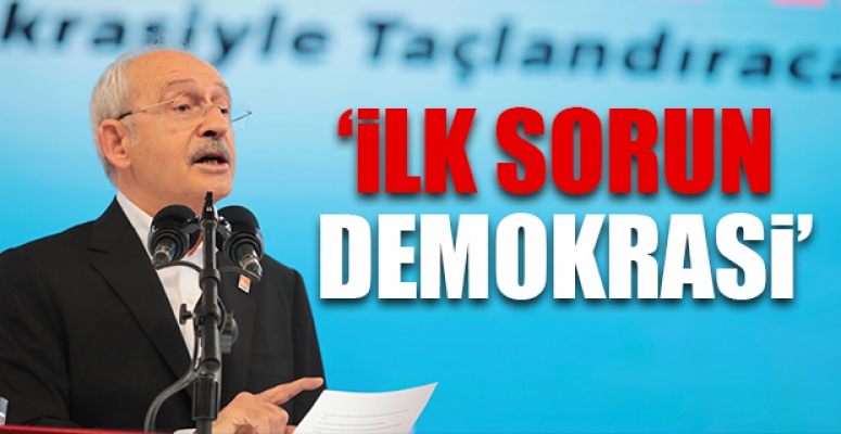 Kılıçdaroğlu, CHP Kurultayında Türkiye'nin 5 Temel Sorununu Anlattı