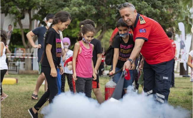 İtfaiye Haftasında Çocuklara Yangın ve Arama -Kurtarma Eğitimi