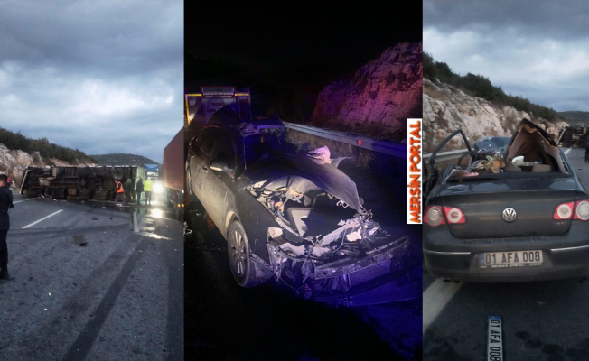 Mersin'de Trafik Kazası: 5 Ölü, 2 Yaralı