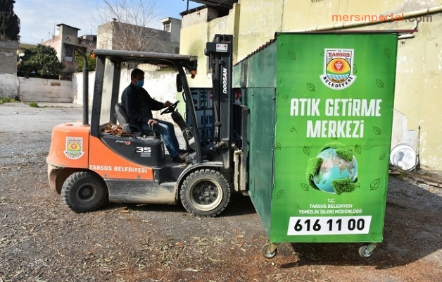Tarsus Belediyesi Bölgenin İlk Sıfır Atık Getirme Merkezini İlçeye Kazandırdı