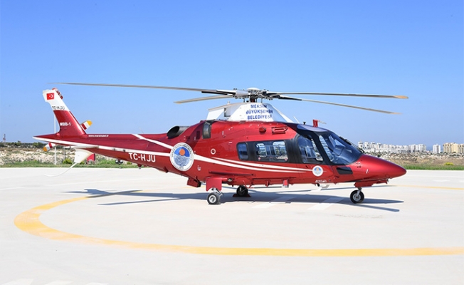 Mersin Büyükşehir Helikopterini Satışa Çıkardı.