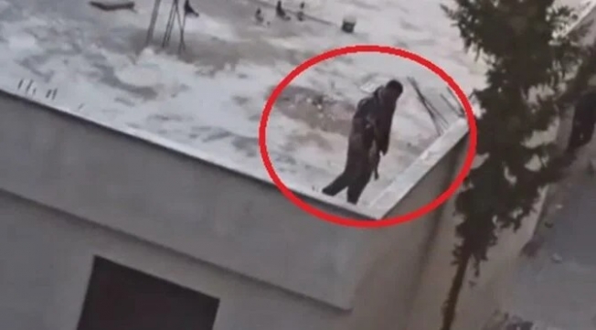 Mersin'de Yavru Köpeği Darbedip Çatıdan Attı