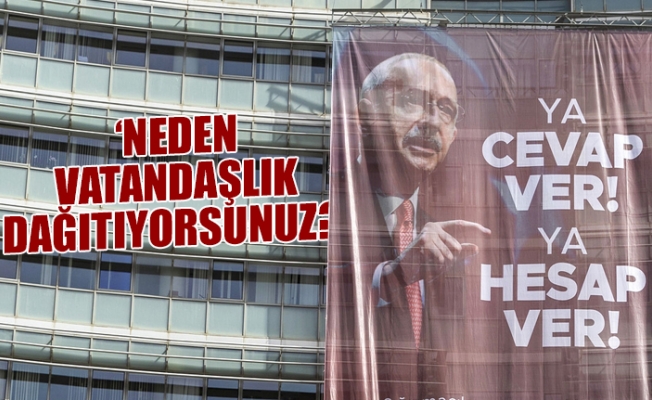Kılıçdaroğlu'nun İktidara 'Sığınmacılara İlişkin Soruları' Genel Merkez'e Asıldı