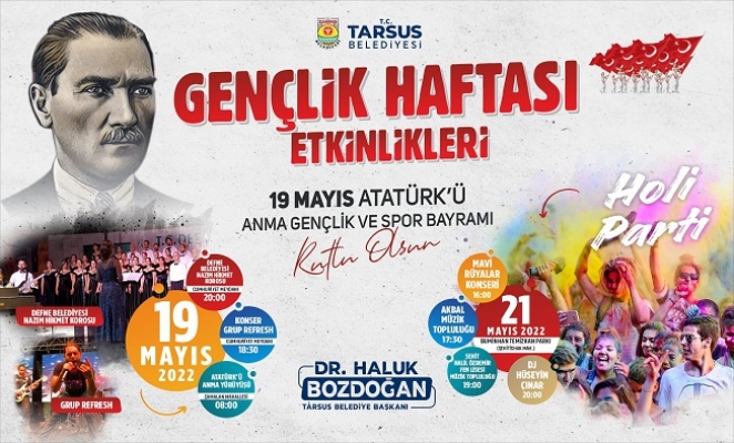 Tarsus Belediyesinden Dolu Dolu 19 Mayıs Kutlaması