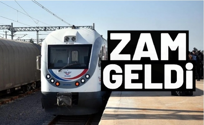 Adana Mersin Arası Tren Ücretlerine Zam Geldi.