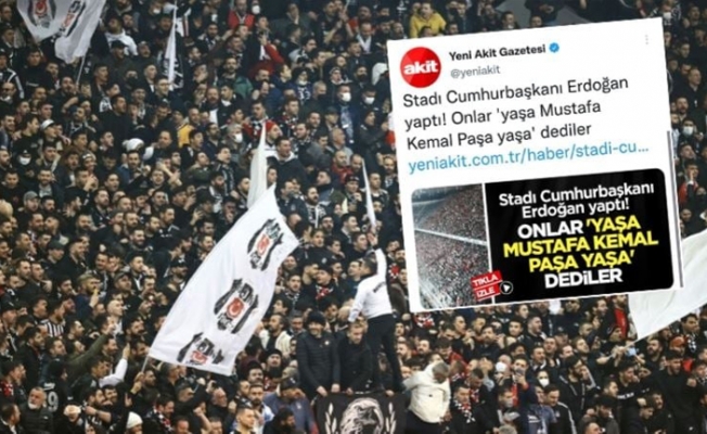 Akit Gazetesi Beşiktaş Taraftarını Hedef Aldı