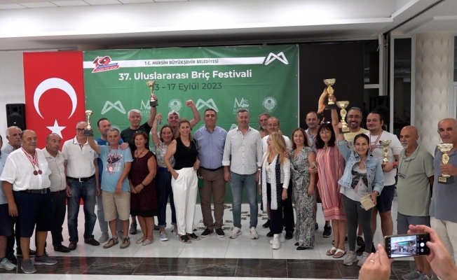37. Uluslararası Mersin Briç Festivali Ödül Töreniyle Son Buldu