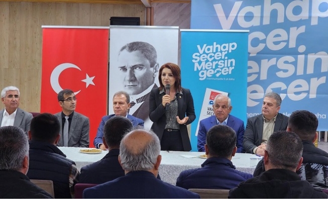 CHP'li Gülcan Kış Mersin'de Seçim Çalışmalarına Hız Verdi.