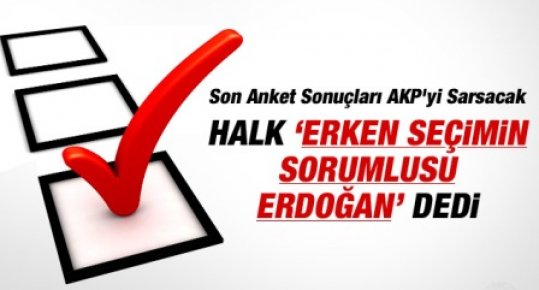 AKP'yi Sarsacak Anket Sonuçları
