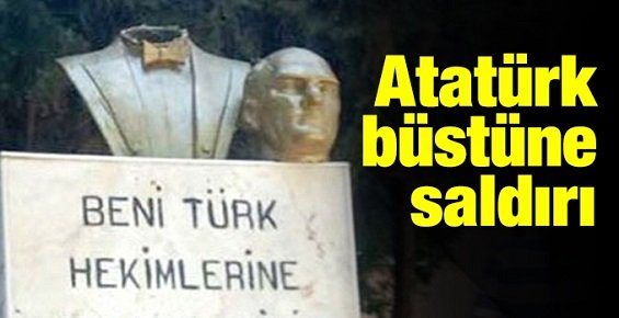 Mersin'de Atatürk Büstüne Saldıran Kişiye Linç Girişimi