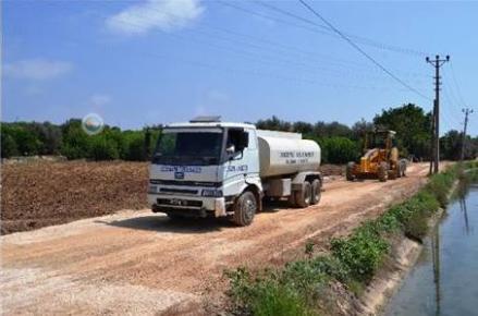 Mezitli'de Yol Düzenleme Çalışmaları Sürüyor 
