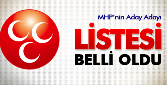 MHP Mersin Milletvekili Aday Adayı Listesi Belli Oldu