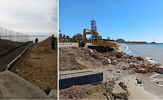 Silifke'de Halk Plaj Yoluna Duvar Ören Şirketin Kaçak İnşaatı Mühürlendi