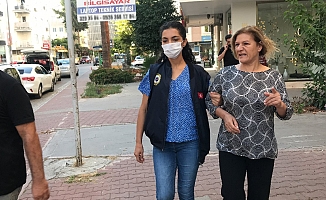 HDP Mersin İl Başkanı Bedriye Kuş Temizlik Operasyonunda Gözaltına Alındı.