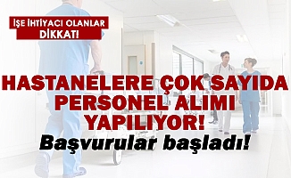 İŞKUR İLANI! KPSS Şartsız 54 Hastane Personeli Alımı Yapılacak
