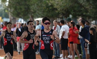 5. Yenişehir Triatlonu’nda İlk Gün Yarışları Nefes Kesti