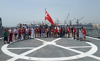 Askeri Gemiler Öğrencilerin Ziyaretine Açıldı