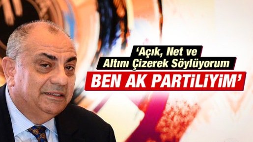 Tuğrul Türkeş: Ben AK Partili'yim Altını Çizerek Söylüyorum
