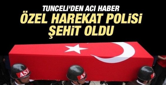 Tunceli'de Polise Saldırı: 1 Şehit